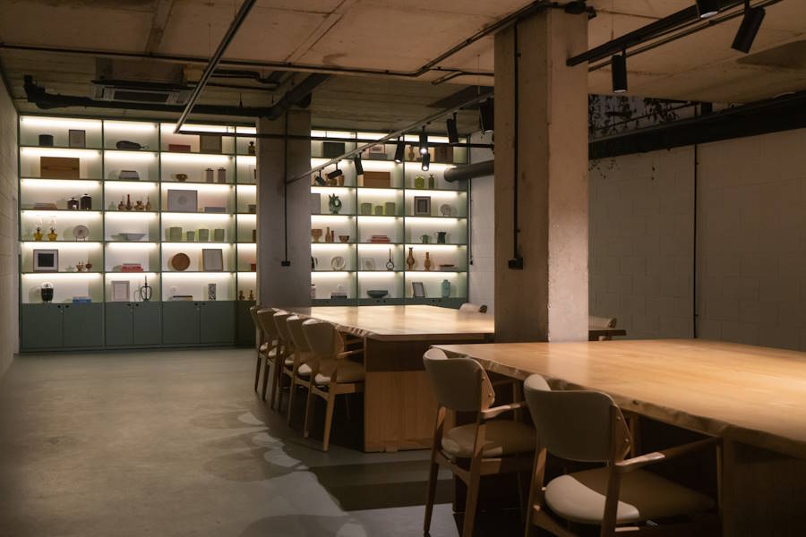 O espaço Studio foi concebido para receber eventos gastronómicos