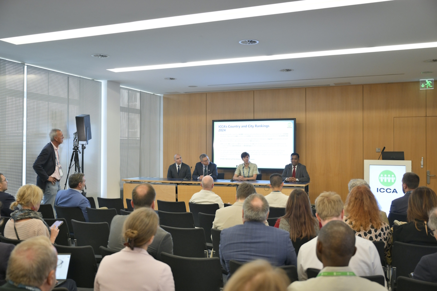 Conferência de imprensa da ICCA, na IMEX